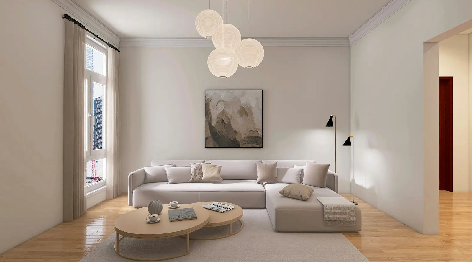 Suspension salon design : comment choisir le luminaire central de votre pièce de vie